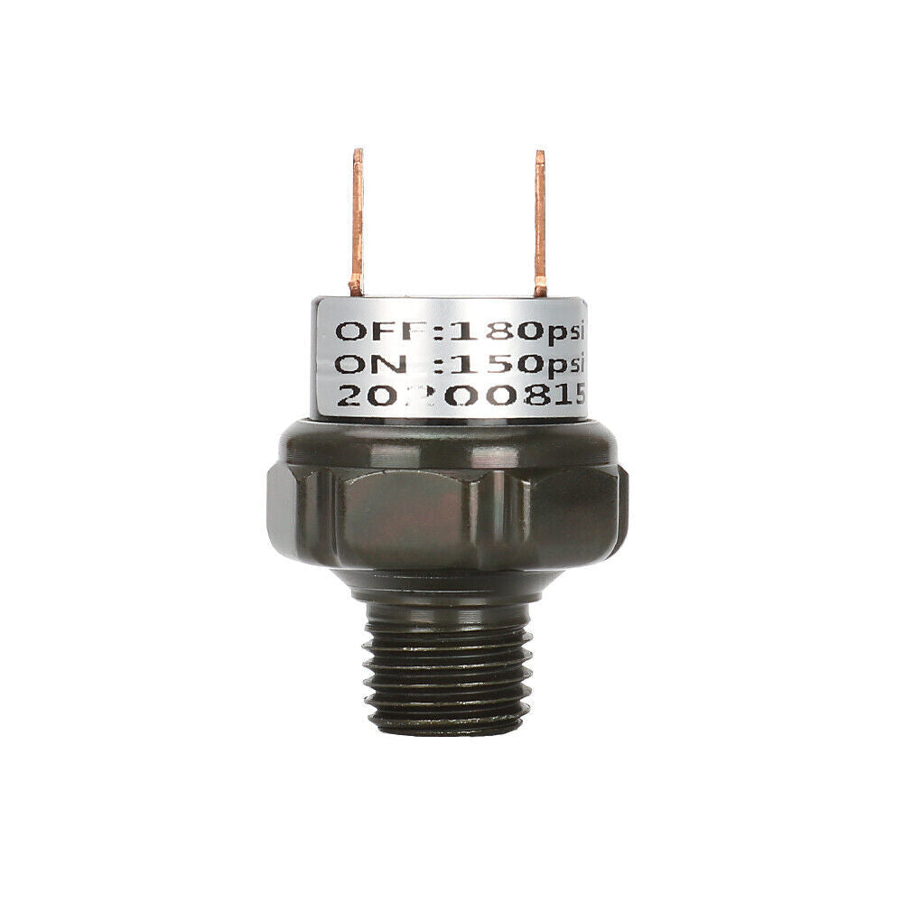 VXA7180 Air Pressure Switch for Trains/Air Horns, 1/4 inch NPT, 12V/24V, 150-180PSI