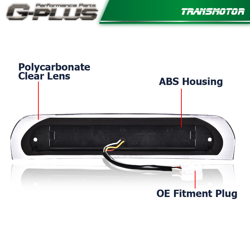 new, suitable for 2002-2009 for Dodge for Ram 1500 2500 Chrome LED 3rd-generation brake light cargo.