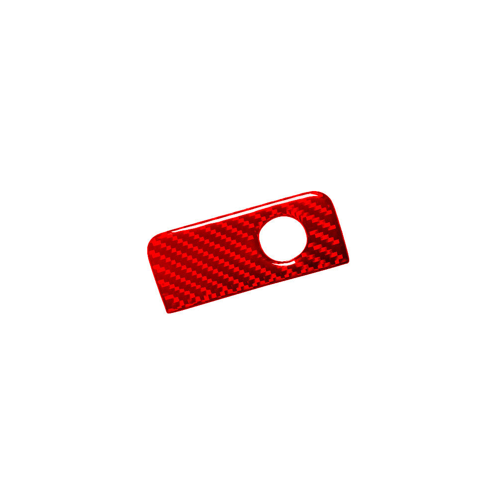 Red Carbon Fiber Glove Box Switch Trim Cover for Mercedes R-Class 2009-2012