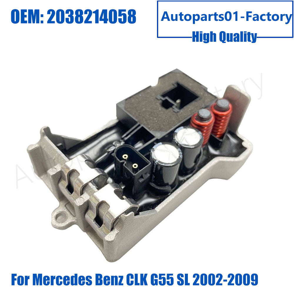 2038214058 Blower Regulator Resistor for Mercedes-Benz CLK G55 SL 2002-2009