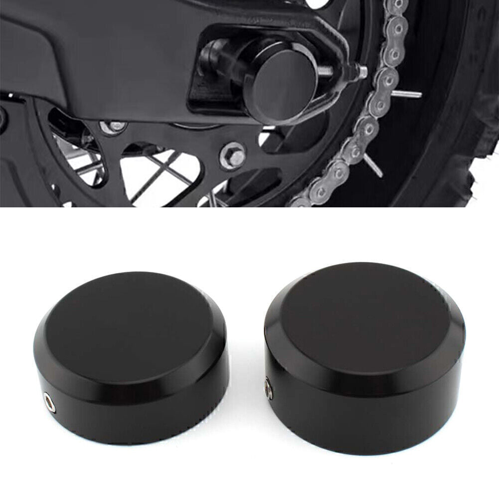 For Sportster S 1250 RH1250S 2021 Black Motorcycle Axle Nut Covers Flat Bolt Cap