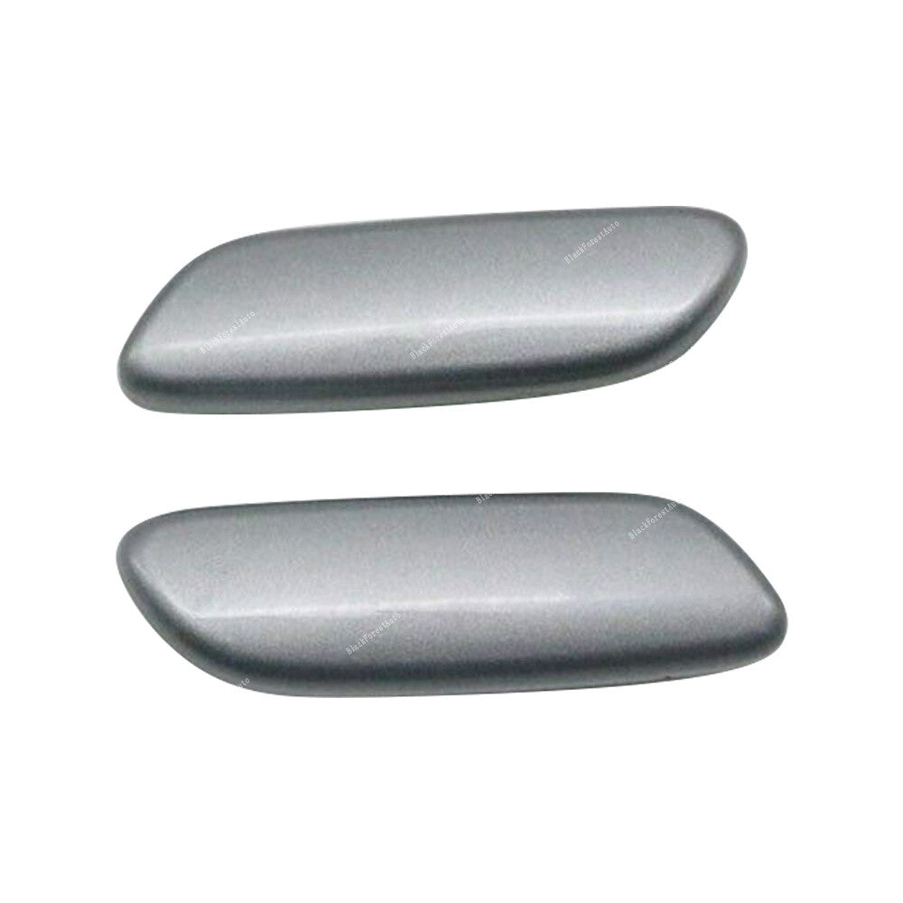 Front LR Silver Headlight Washer Nozzle Cover For 06-08 for LEXUS IS250 IS300 IS350