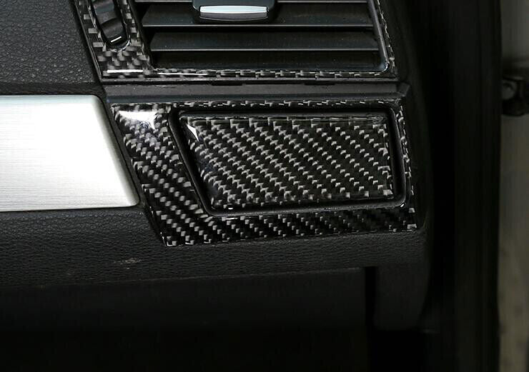 Carbon Fiber Dashboard for Co -Pilot Strip Cover Trim Fit For Auto for BMW X3 E83 06-2010