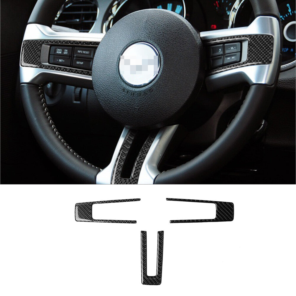 22Pcs Carbon Fiber Interior Full Kit Cover Trim for Ford for Mustang 2009-2013