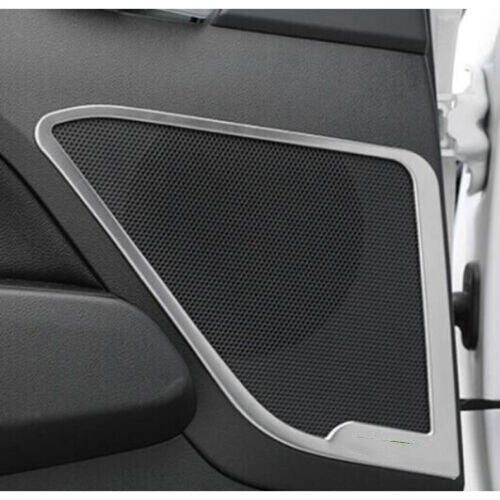 for Hyundai for Elantra 2017-2020 Matte Silver Inner Door Speaker Frame Cover Trims