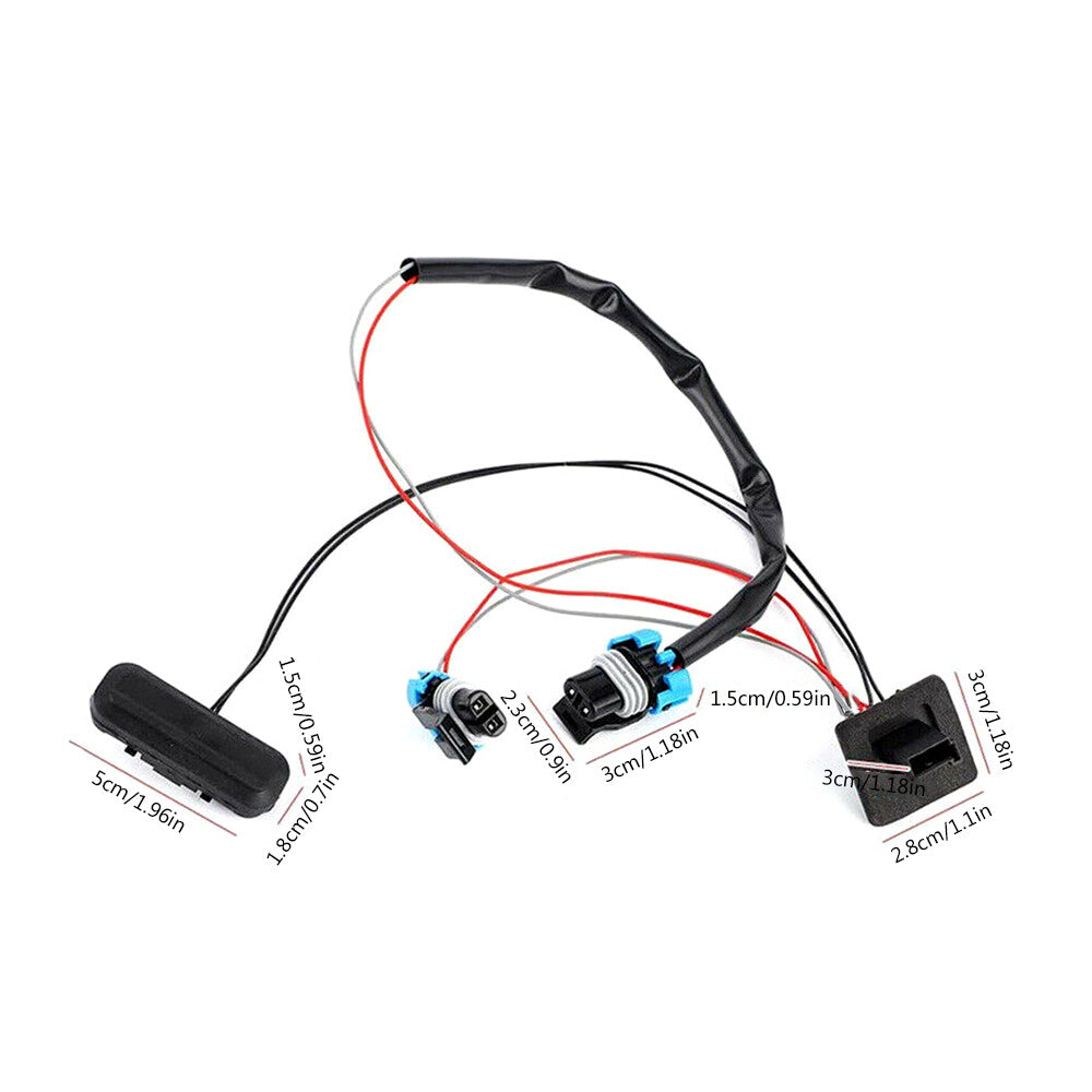 Tailgate Opening Switch 4 Pins Replacement For Meriva B 2010+