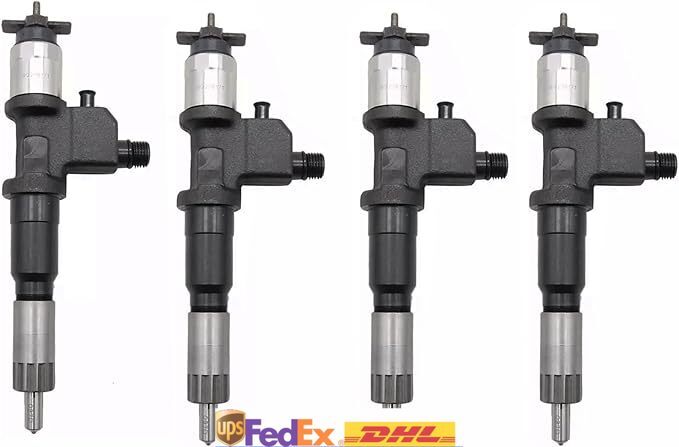 4X Fuel Injector 095000-8981 8-98167556-1 for ISUZU 6WG1 Engine