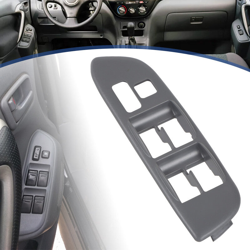 Left Driver Master Power Window Switch Trim Bezel Gray for Toyota RAV4 2001-2005