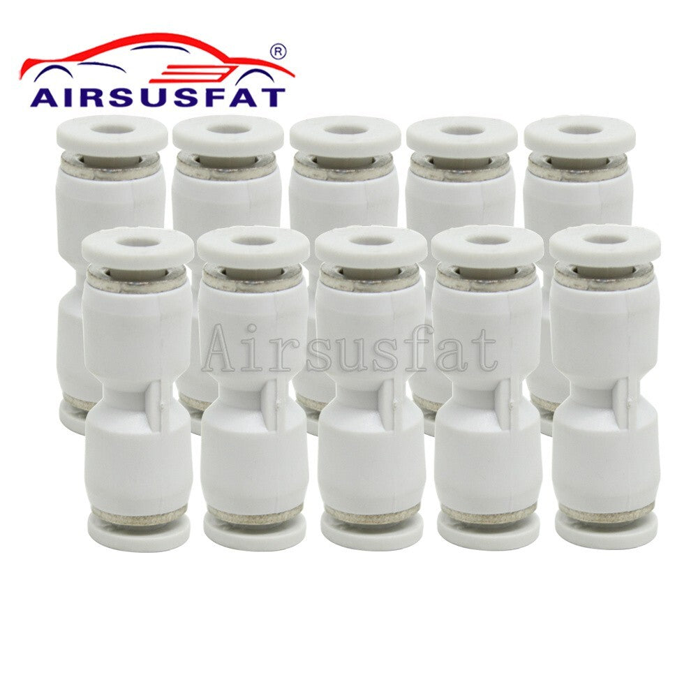 10x 4mm Straight Connector for Mercedes Air Suspension Air Hose Repair