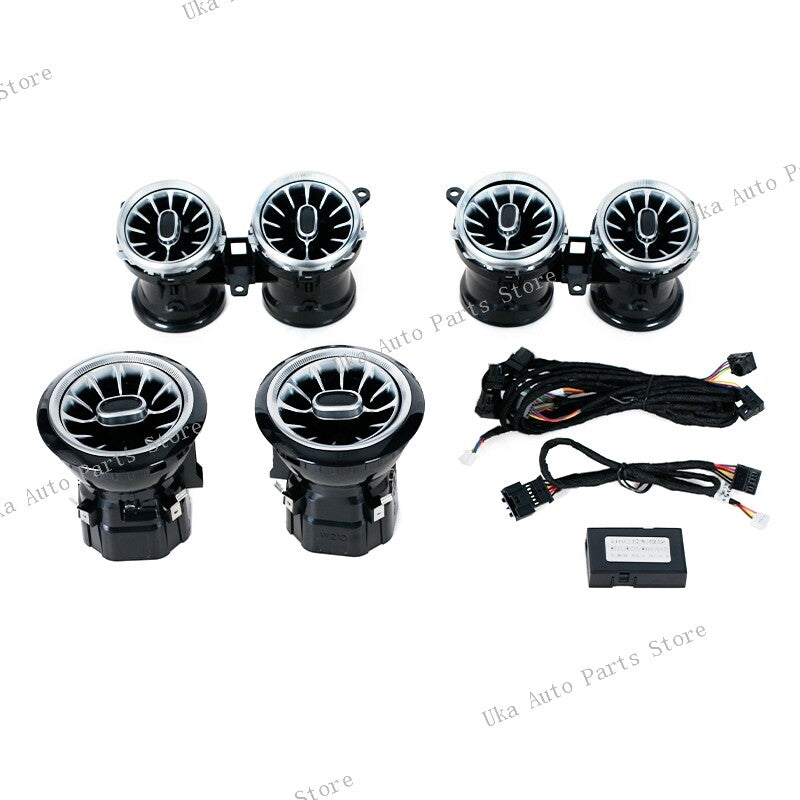 6PCS Ambient Light Air Condition Vent for Mercedes-Benz E Class W213 E300 E260