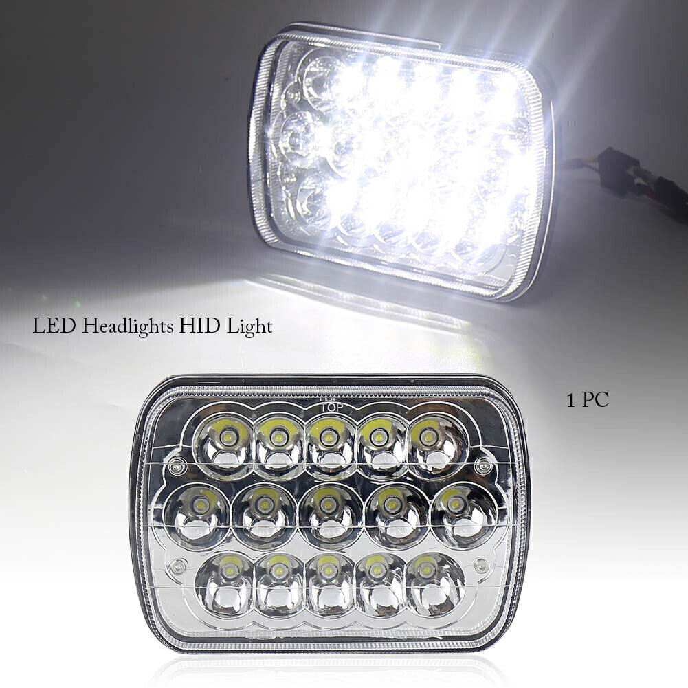 7x6'' LED Headlight Front Light Bulbs Fit for Toyota for Jeep for Wrangler H6014 H6052 H6054