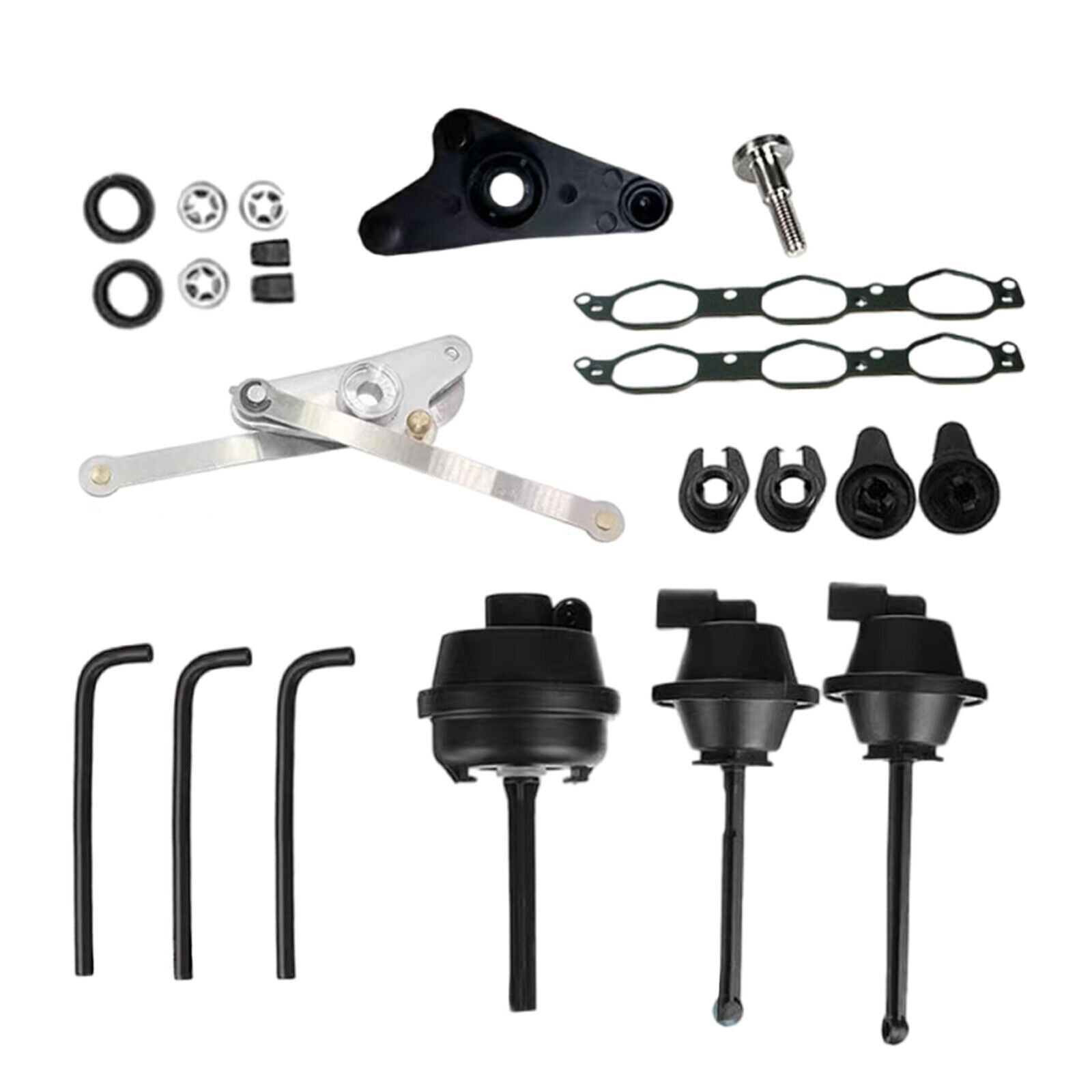 Metal Intake Manifold Air Flap Runner w/Bearing Repair Kit for Benz 2005-2011