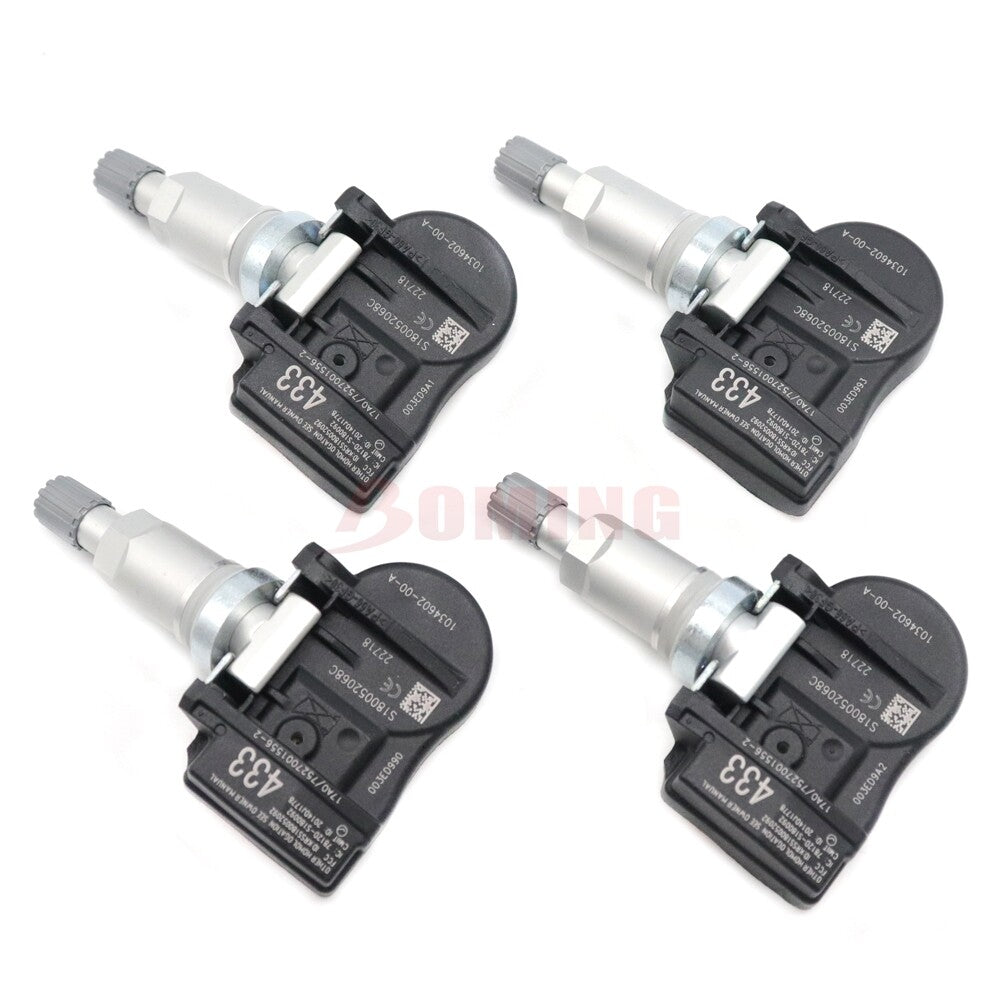 Set of 4 TIRE PRESSURE SENSOR TPMS NEW 103460200A for TESLA MODEL 3 S X 433MHZ