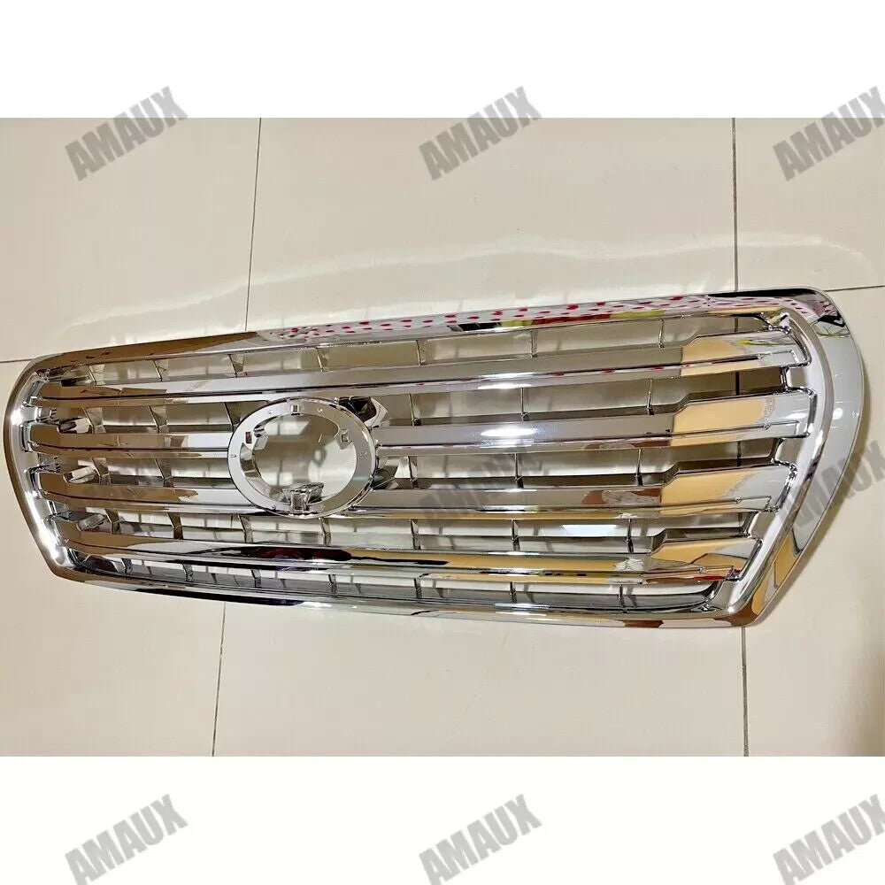 Chrome Grille Front Bumper Grill Fit for Toyota for Land Cruiser LC200 2008 - 2015