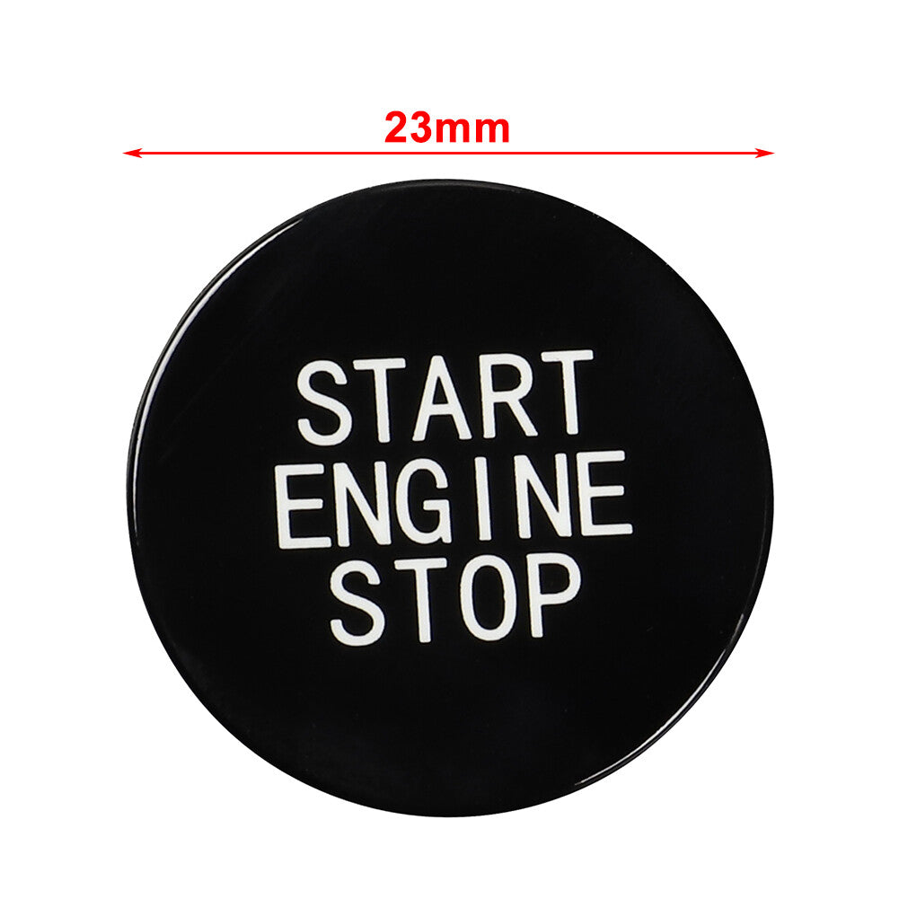for BMW 3 8 X Series Black Car Engine Start Stop Button Switch Cover Trim