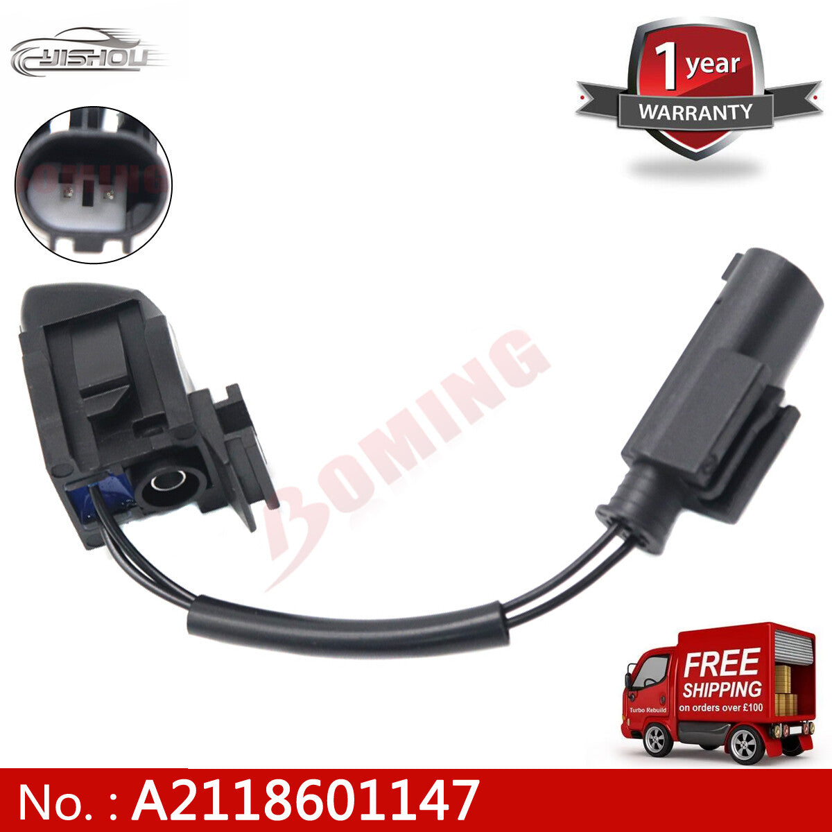 Windshield washer nozzle, new, model 2118601147, suitable for Mercedes-Benz CLK W209 W209 W219 W211