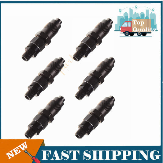 6-pack of new fuel injectors for Toyota Landcruiser 1HZ. 093500-3400 23600-64050