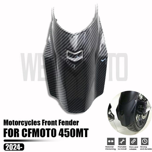 Front Fender Extender Mudguard Extension Splash Guard Tire Hug For CFMOTO 450MT