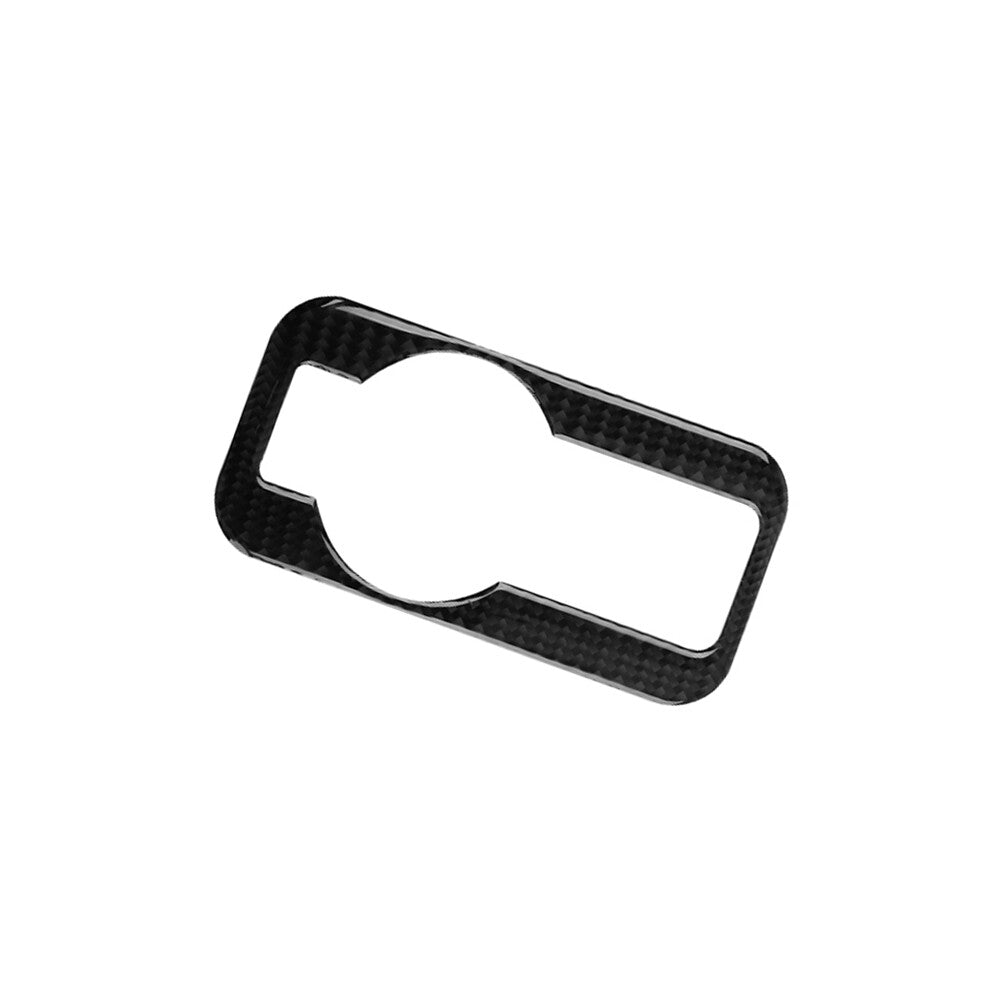 Headlight Switch Trim Cover Decoration Carbon Fiber for VW Touareg 2011-2018