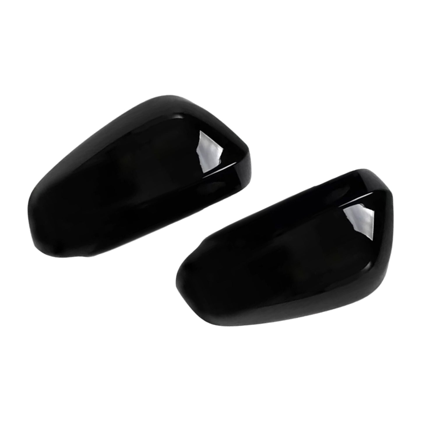 for Toyota Tacoma 2024 Pair Gloss Black Side W/Light Rearview Mirror Cover Cap