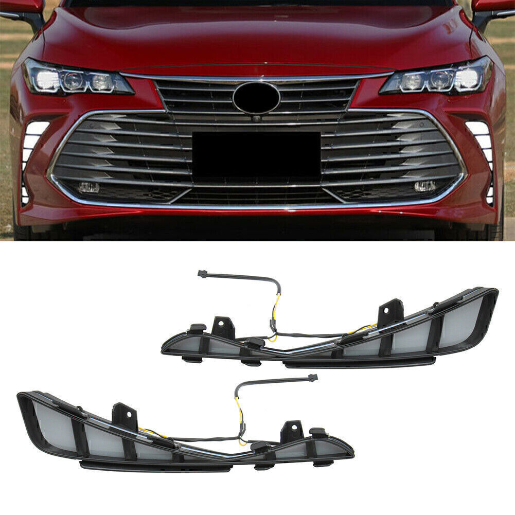 2pcs LED Daytime Running Lights DRL for Toyota for Avalon 2019 2020 ABS