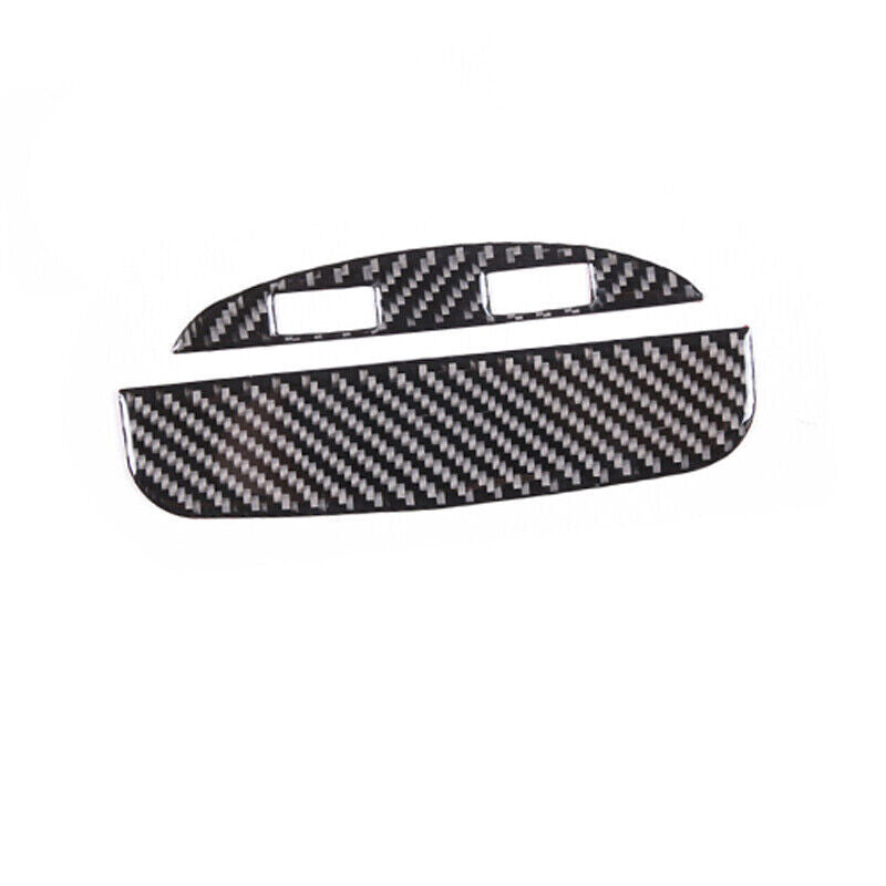 2x Carbon Fiber Rear Vent Trim Sticker for Maserati Ghibli 2014-2021