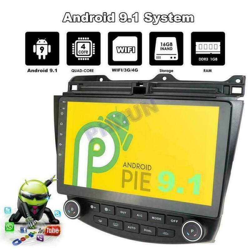 10.1 Android 9.1 Car Radios GPS Navigation Stereo Wifi for Honda Accord 7 03-07