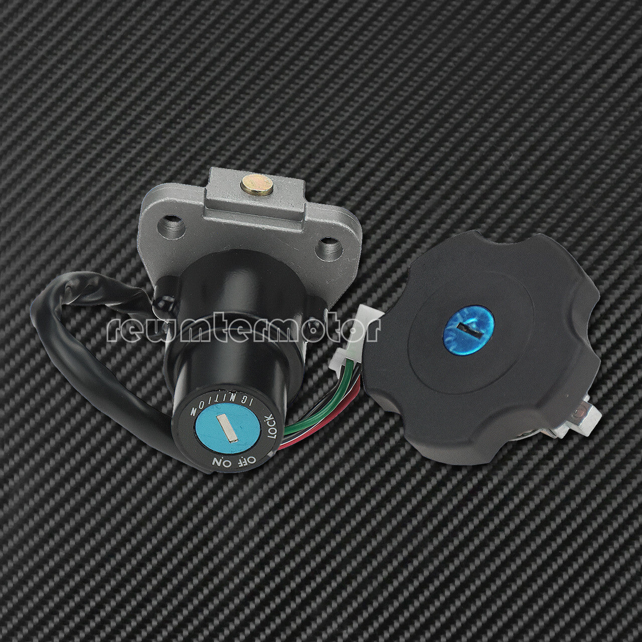 Fuel Gas Cap Ignition Switch Keys Fit for Yamaha XT600 TW200 DT200 DT200R XT225