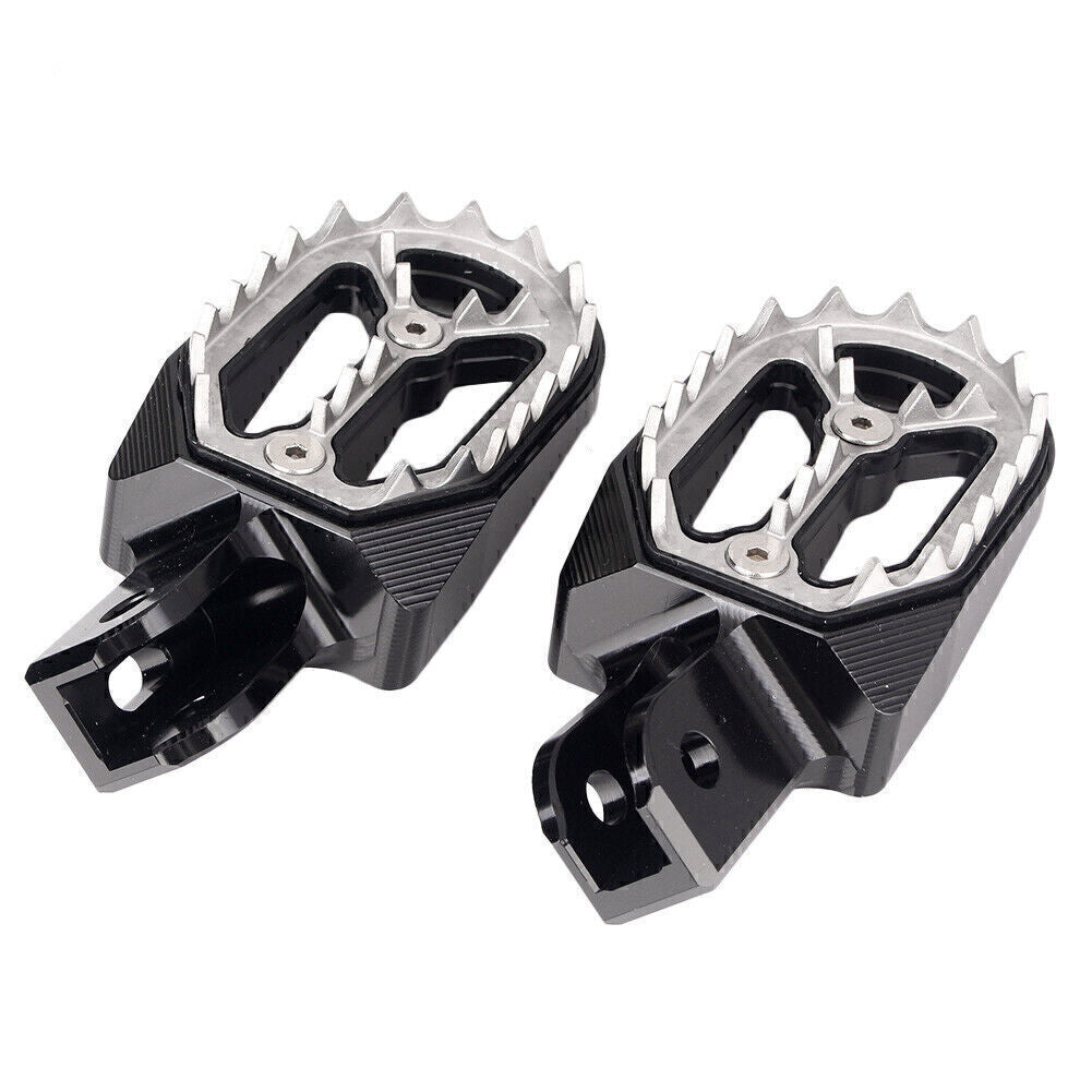 2x Motorcycle Foot Pegs Pedals Fit for Honda CRF230L 2003-2007 2008 2009 Black