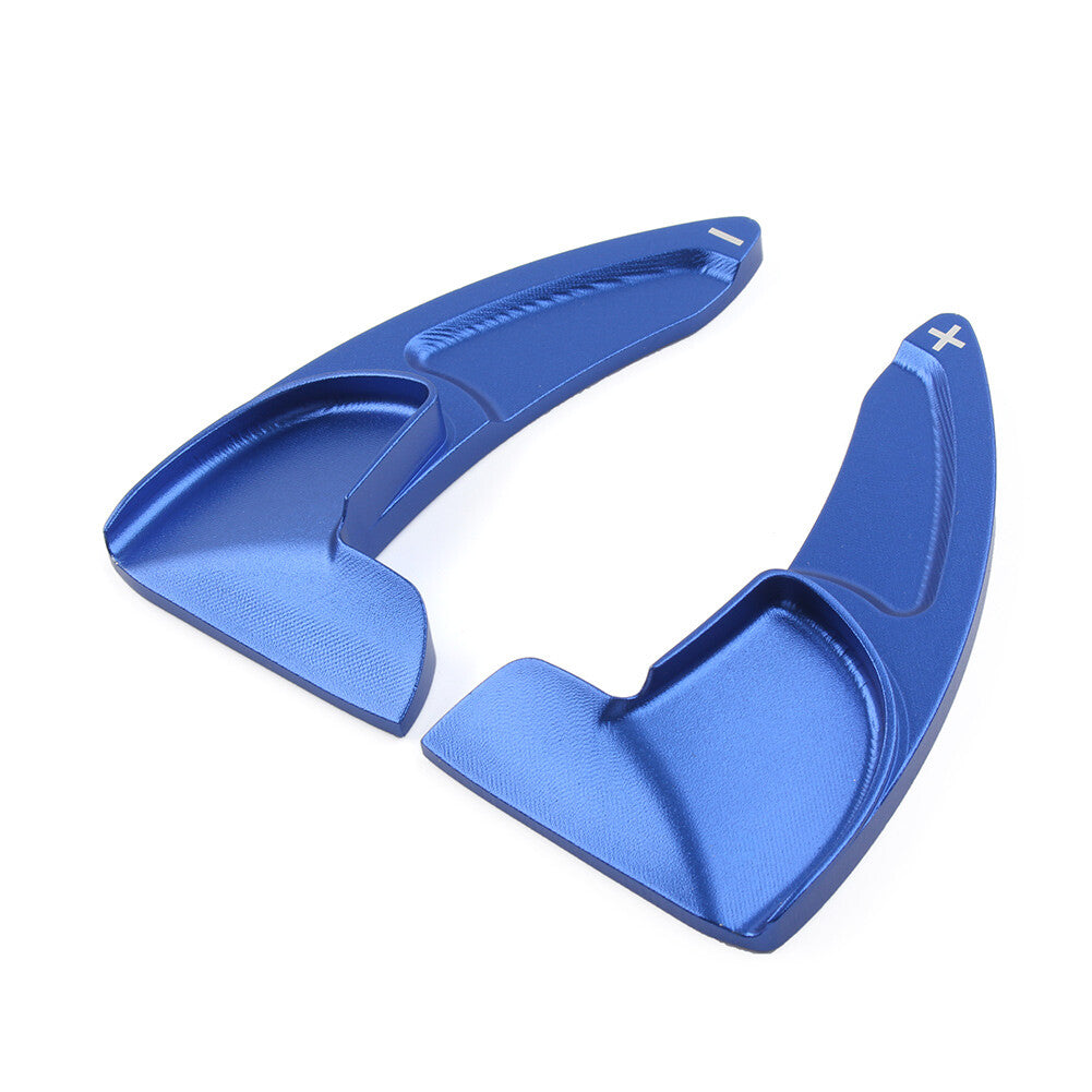 2xSteering Wheel Shift Paddle Shifter Extension Fit for Dodge for Jeep for Chrysler Blue