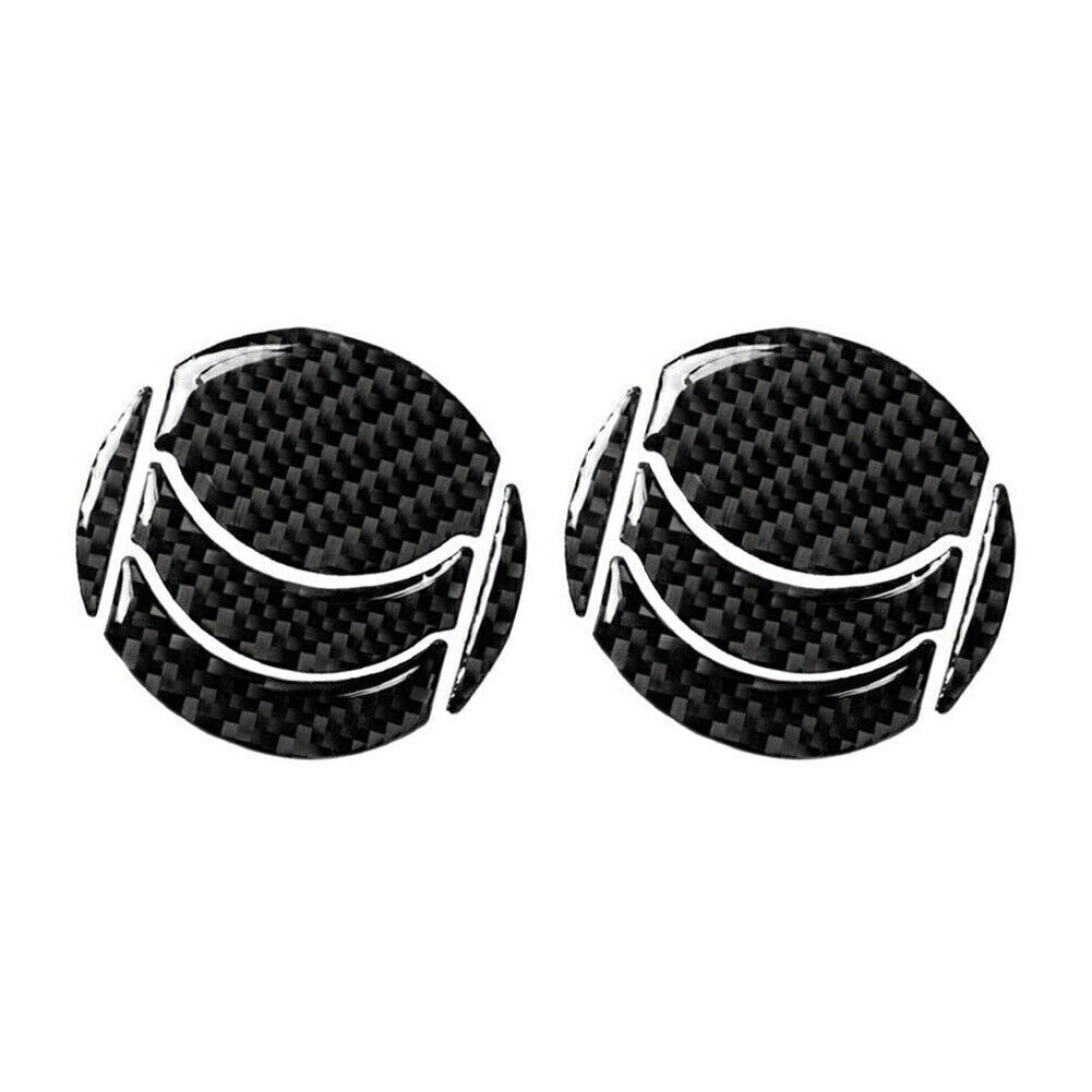 10x Carbon Fiber Dashboard Air Outlet Vent Trim Sticker Fit for Nissan 350Z 2006-09