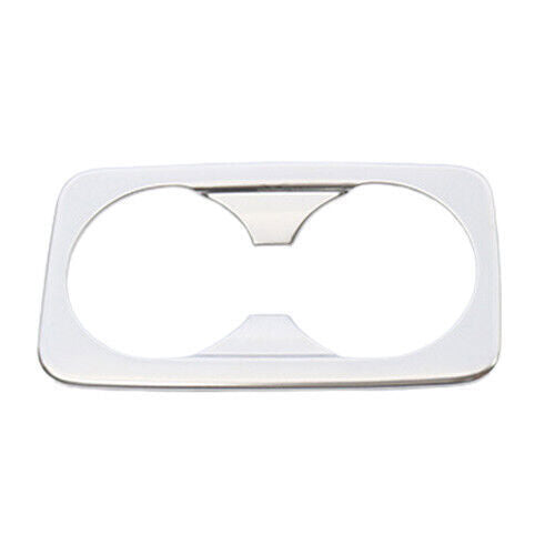 Rear Water Cup Holder Panel Cover Trim for Kia K3 Forte 2019-22 Silver Titanium