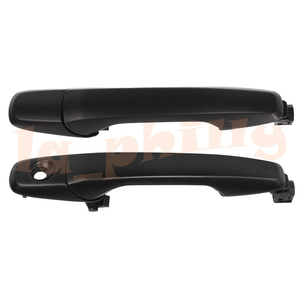 2x Fits 2011-2017 for Ford Explorer Front Right Left Exterior Door Handle Black