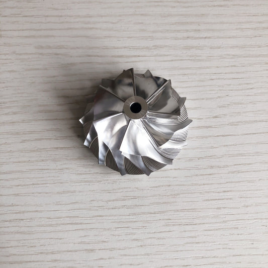 GT15-25 41.58/56.03mm 7+7 Blade High-Performance Turbine Billet Compressor Wheel