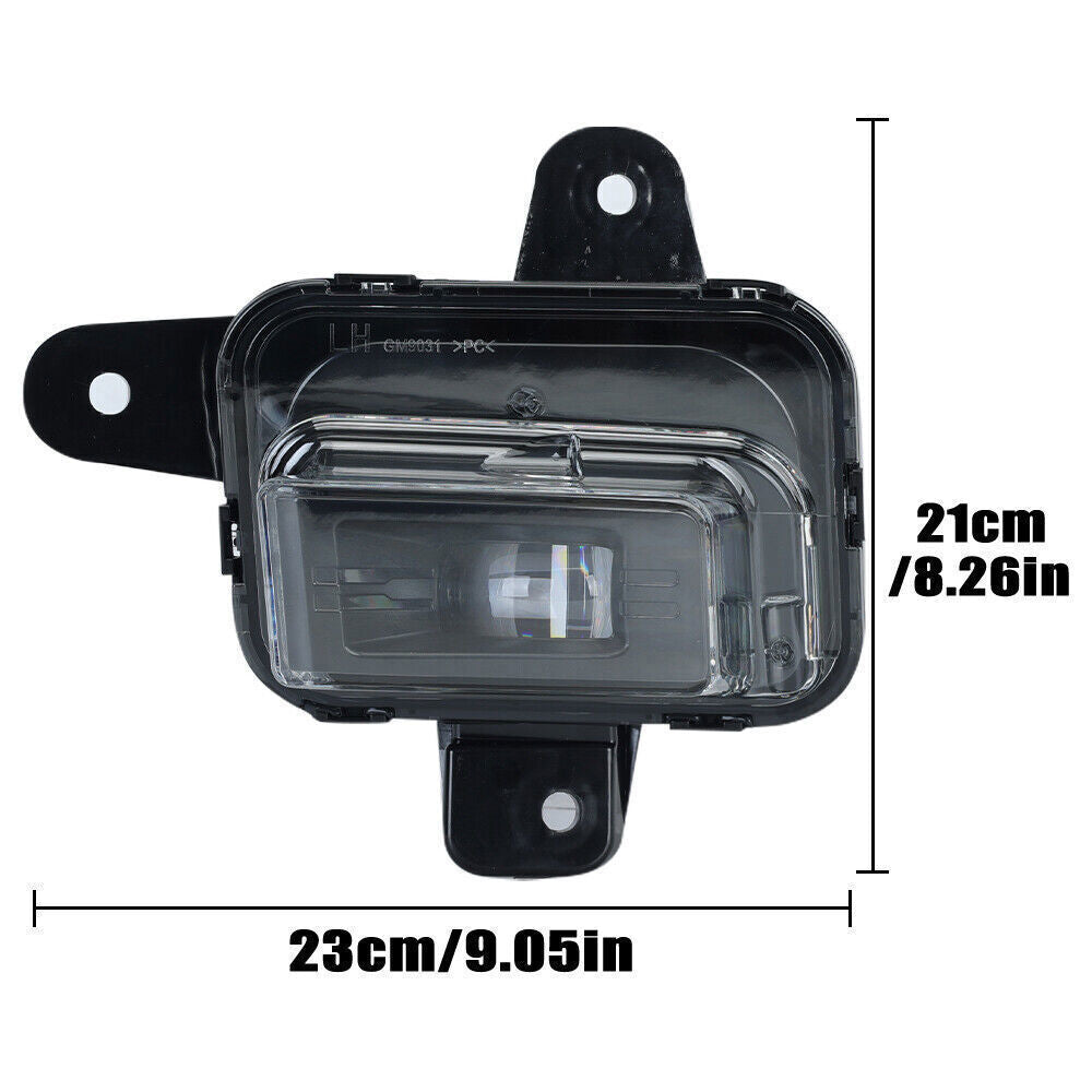 LED Fog Light For 2022-2024 for GMC for Sierra 1500 Front Driving Lamp W/Cover Wire 1set