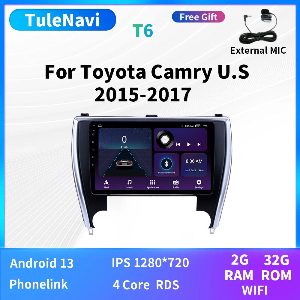 for Toyota for Camry 2015-17 Android Carplay Car Radio Multimedia Player GPS Screen