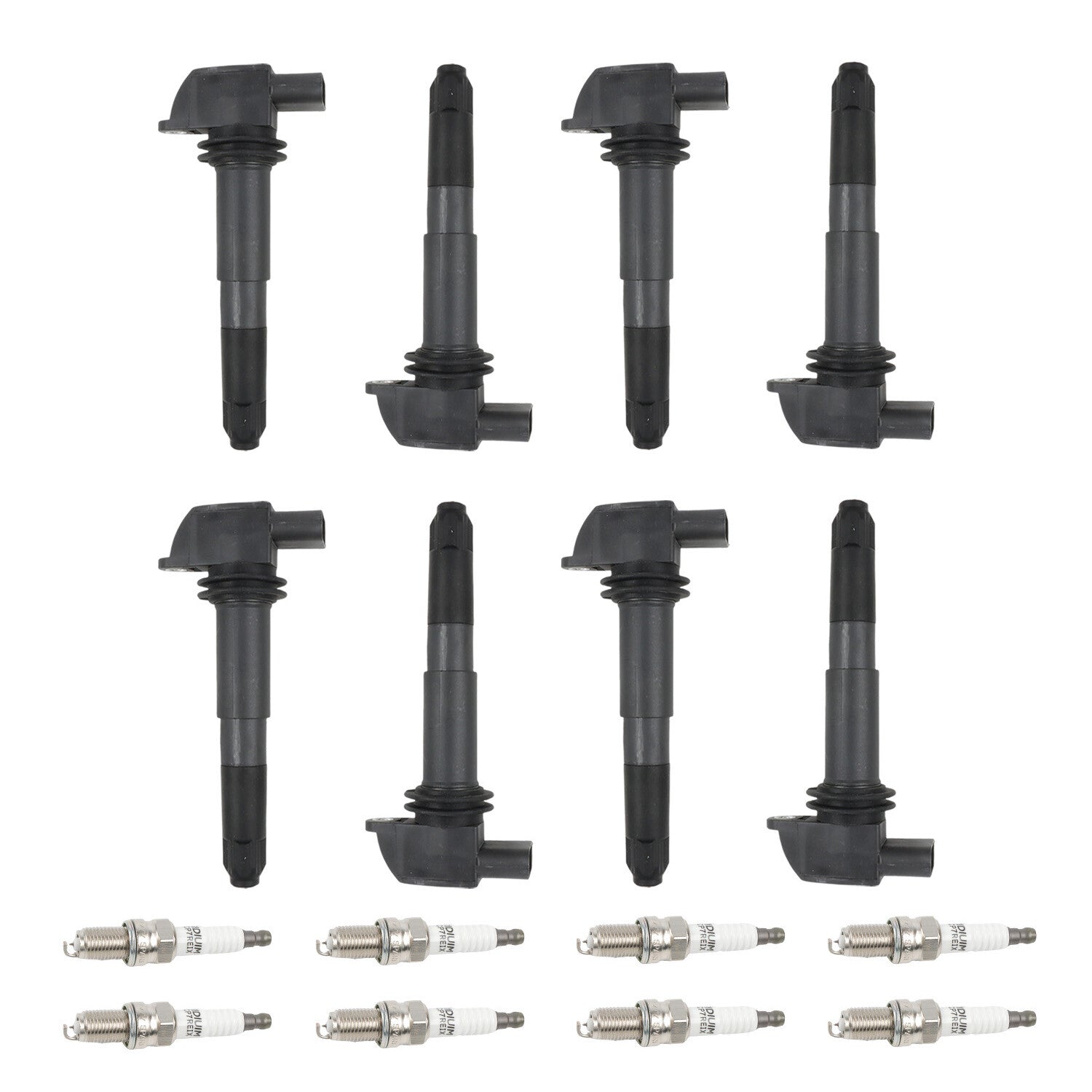 8X Ignition Coils UF563  8X Iridium Spark Plugs For 03-06 for Porsche for Cayenne 4.5L