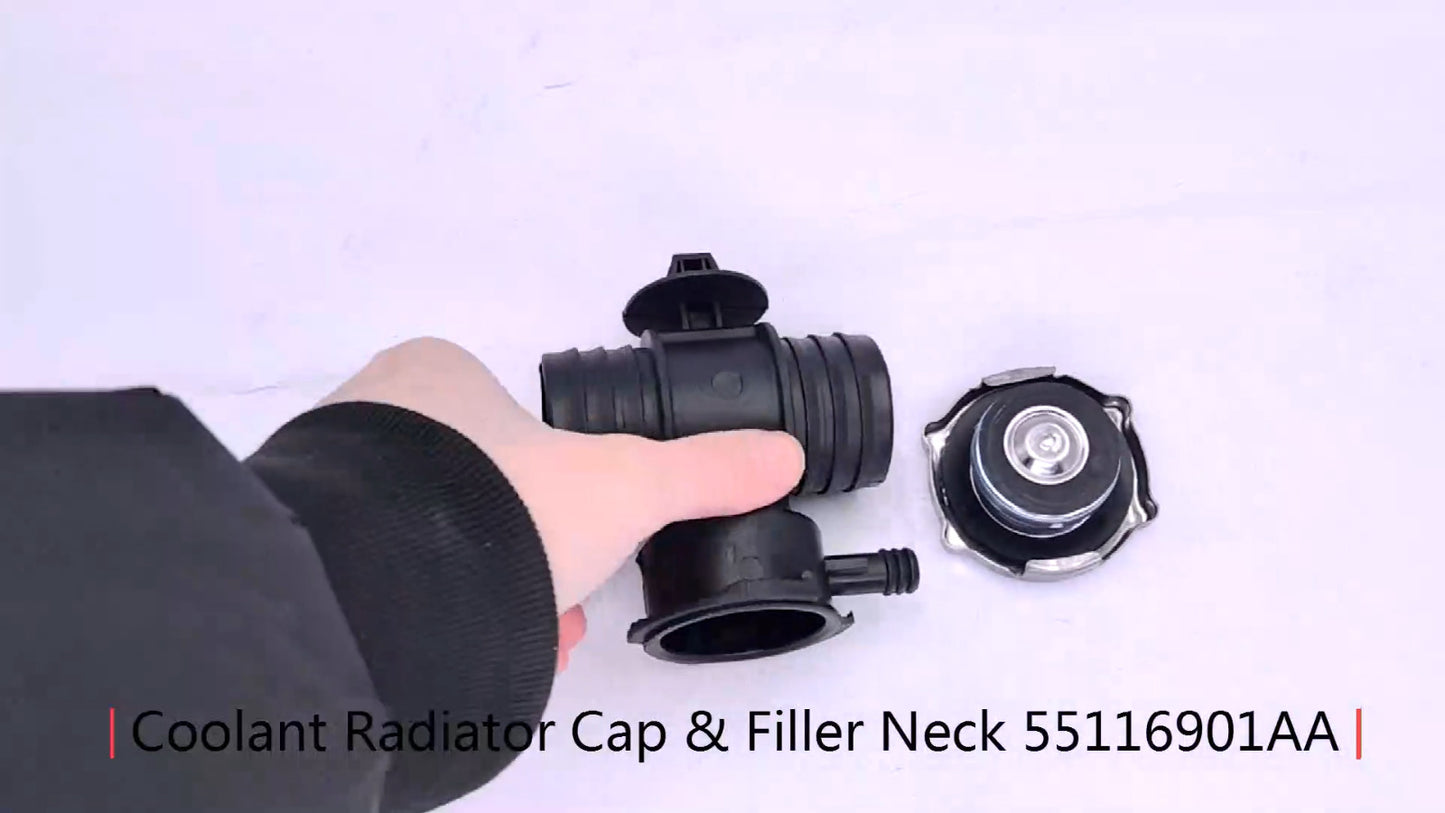 Coolant radiator cap and filler neck 55116901AA for Jeep TJ ZJ WJ WG XK 52079799AA