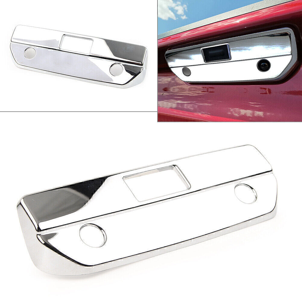Rear Back Door Handle Cover Trim Fit for Chevrolet Silverado 1500 2019-2020 Chrome