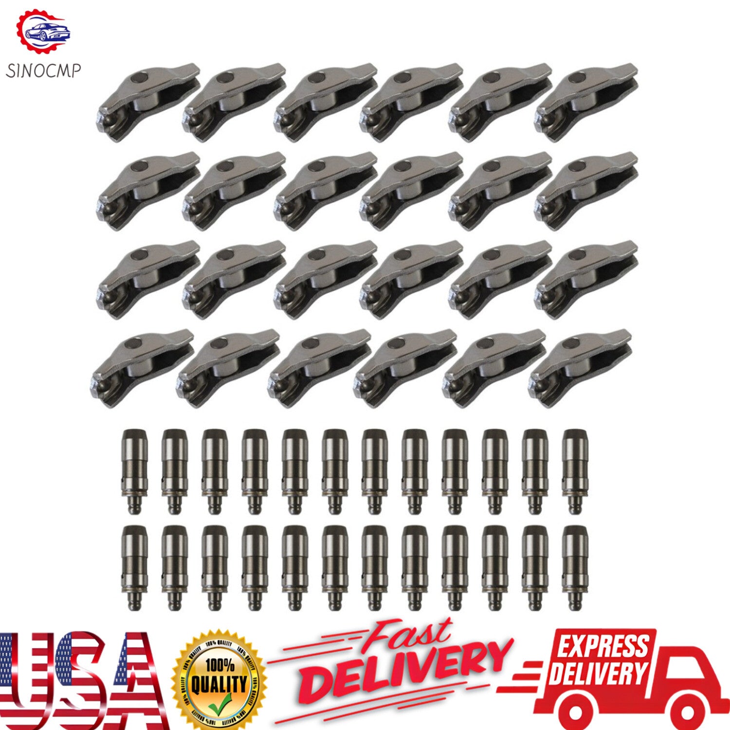 48pcs/set Rocker Arms  Lifters for Ford F-150 for Mustang 5184296AD 5.4L 3L3Z6564BA