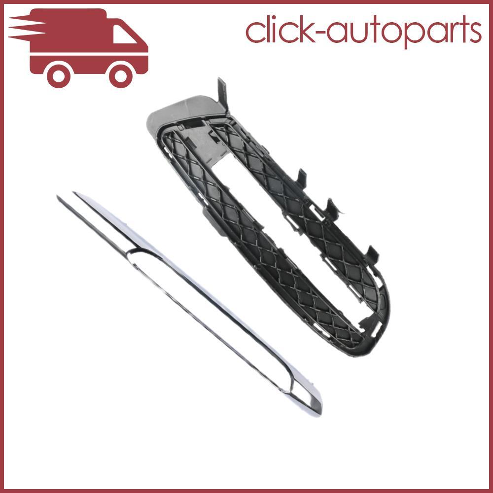 2Pcs For W212 E350 E550 2012-2013 Front Left Bumper Fog Light Grille With Trim