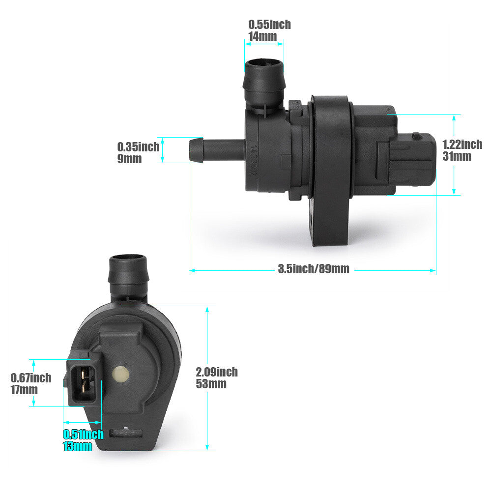 FOR 2000-2006 E53 for BMW X5 3.0i VAPOR CANISTER PURGE SOLENOID VENT CONTROL VALVE A