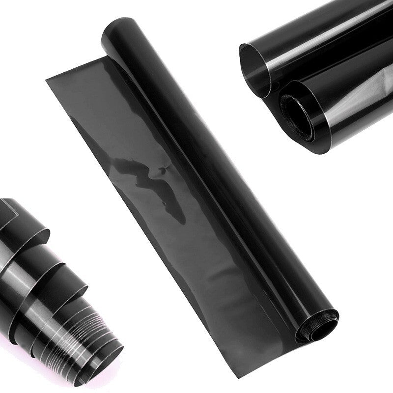 Light smoke black tone film headlights and taillights, automotive vinyl packaging, 30cm x 50cm, 1x