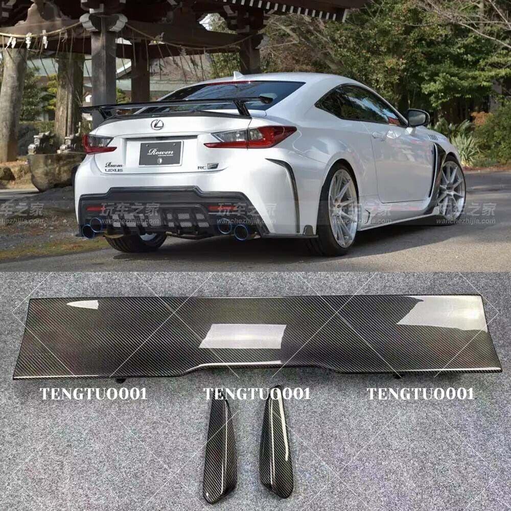 Carbon fiber rear trunk boiler wing suitable for Lexus RC200t RC300 RC350 F-Sport