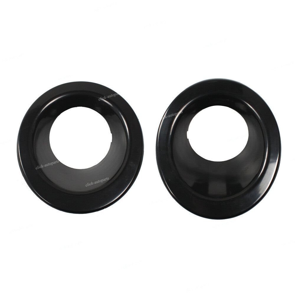 2Pcs Front Bumper Fog Light Bezel Unpainted for Land Rover LR2 2008-2013 LH + RH