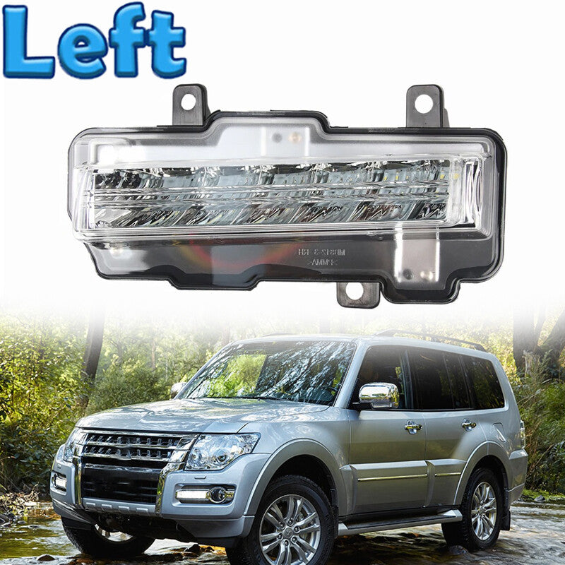 Left LED DRL Daytime Running Light Fog Light for Mitsubishi Pajero 2015-2020