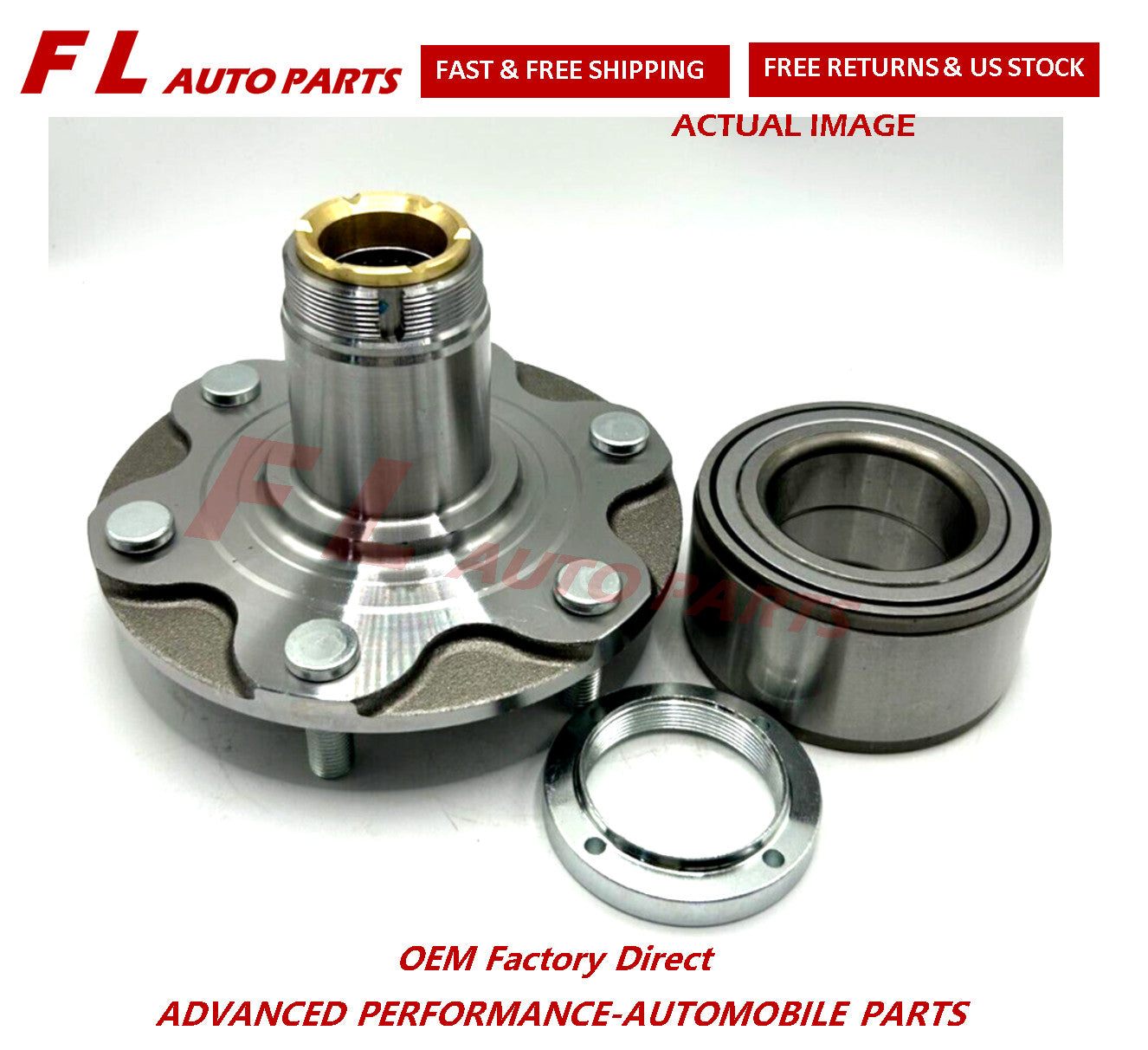 Front Wheel Hub  Bearing For 2001-2007 for Toyota Sequoia 4WD 43502-35160 One Side