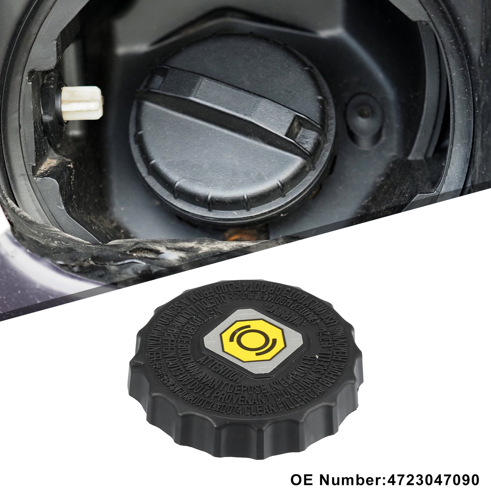 Car Fuel Tank Filler Cover Gas Tank Cap for Lexus ES350 19-22 No.4723047090