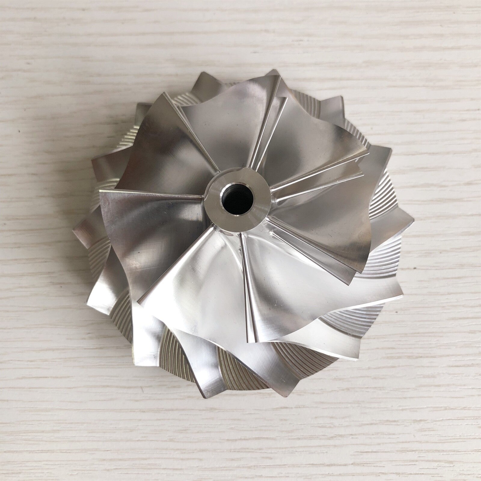 HX50 7+7 Blade 71.00/99.01 mm High-Performance Turbine Billet Compressor Wheel