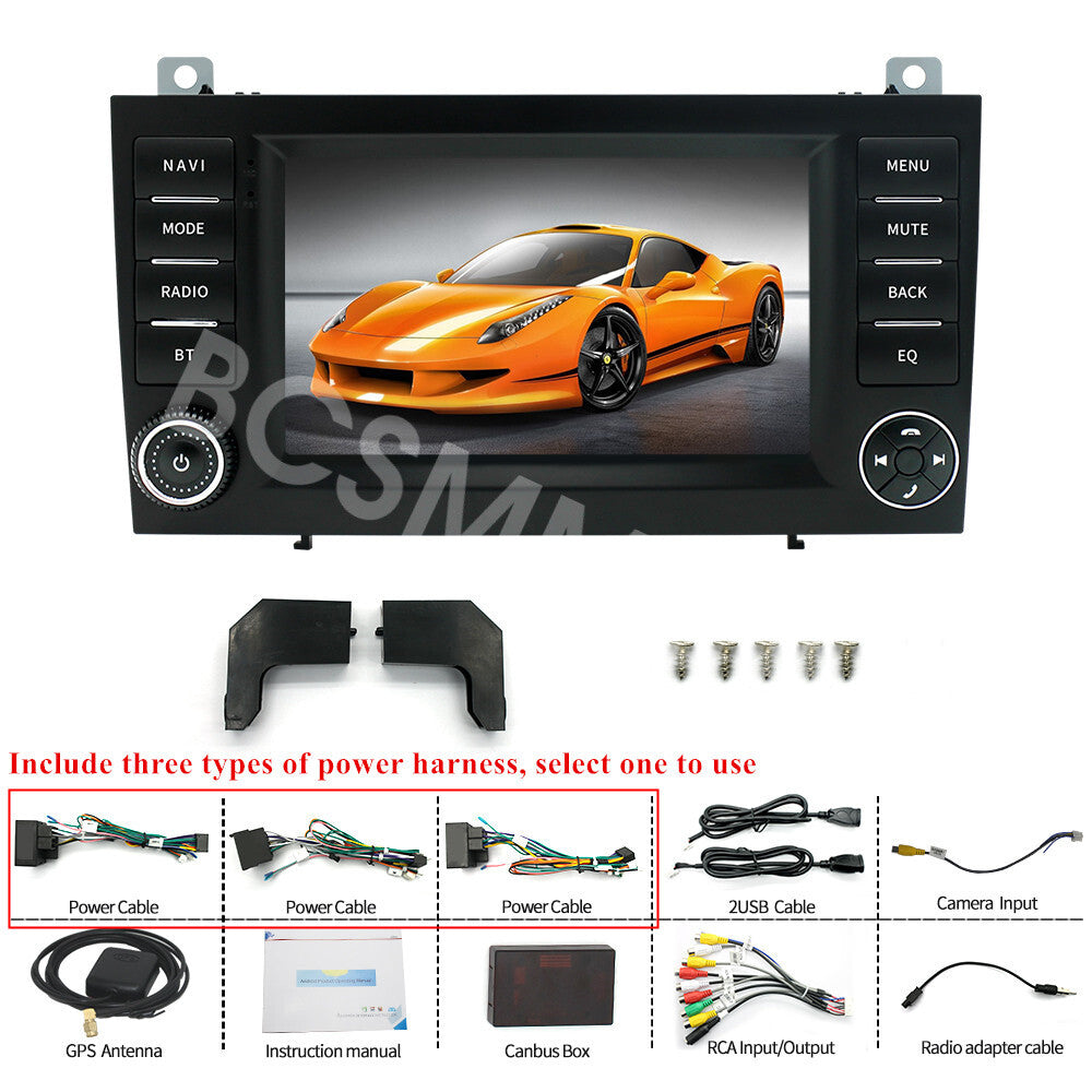 Android 14 Video Player Bluetooth Fit for Mercedes for Benz SLK-Class R171 2004-2010